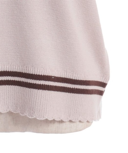 axes femme(アクシーズファム)の「デリスショコラニットベスト(ニット/セーター・レディース・ピンク/キナリ/ミント・FREE)」の22枚目の写真