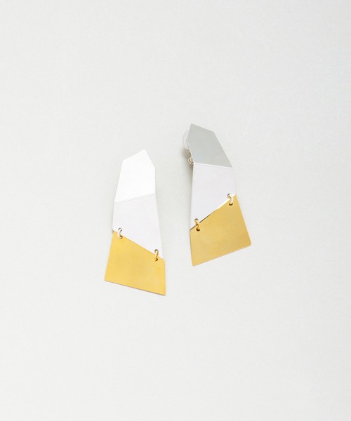 LAPUIS(ラピュイ)の「LAPUIS(ラピュイ) Puzzle Plate earrings(イヤリング・レディース・マルチ/シルバー・FREE)」の10枚目の写真