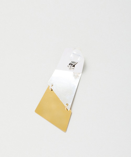 LAPUIS(ラピュイ)の「LAPUIS(ラピュイ) Puzzle Plate earrings(イヤリング・レディース・マルチ/シルバー・FREE)」の12枚目の写真