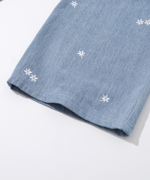 flower(フラワー)の「ガーデンエンブロイダリーパンツ(デニムパンツ・レディース・ブルー/ブルー系その他・SMALL/MEDIUM)」の9枚目の写真