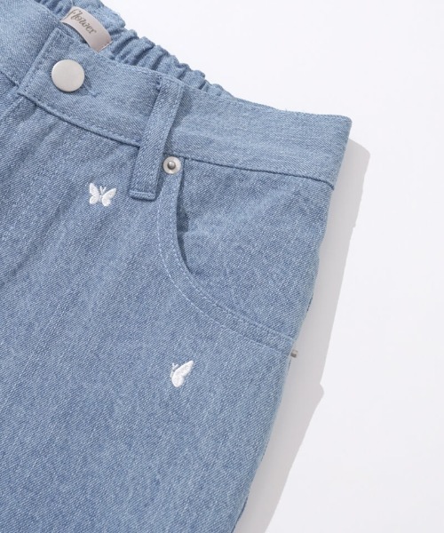 flower(フラワー)の「ガーデンエンブロイダリーパンツ(デニムパンツ・レディース・ブルー/ブルー系その他・SMALL/MEDIUM)」の14枚目の写真