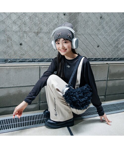 algy(アルジー)の「カラバリシアーロンT(Tシャツ/カットソー・キッズ・ミント/サックスブルー/ピンク/オフホワイト/ブラック・XXX-SMALL/XX-SMALL/X-SMALL/MEDIUM/SMALL)」の7枚目の写真