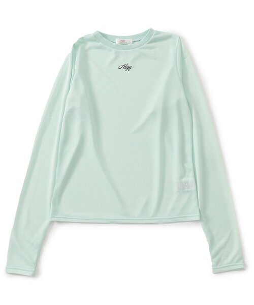 algy(アルジー)の「カラバリシアーロンT(Tシャツ/カットソー・キッズ・ミント/サックスブルー/ピンク/オフホワイト/ブラック・XXX-SMALL/XX-SMALL/X-SMALL/MEDIUM/SMALL)」の16枚目の写真