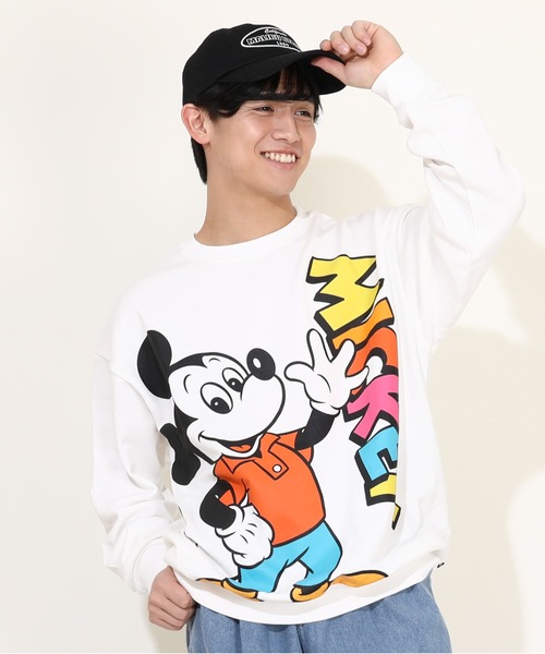 セール】親子お揃い ディズニー BIGキャラクタートレーナー 0188A