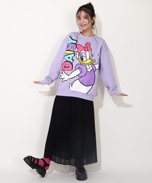 Disney(ディズニー)の「親子お揃い ディズニー BIGキャラクタートレーナー 0188A(スウェット・メンズ・その他9/ブラック×レッド/ホワイト×ブルー/その他26・S/M/L/XL)」の17枚目の写真