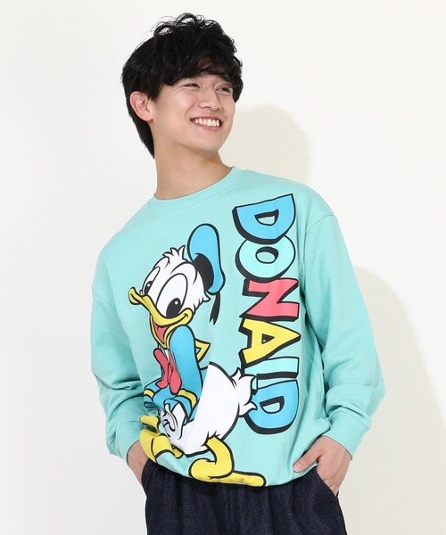 セール】親子お揃い ディズニー BIGキャラクタートレーナー 0188A