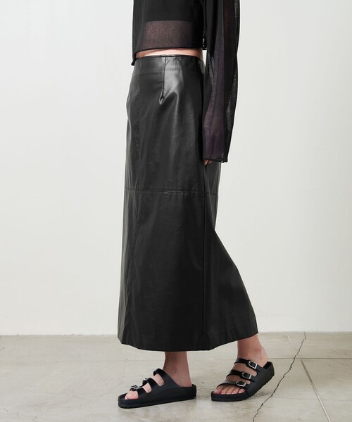 セール】＜MARW UNITED ARROWS＞レザーライク タイトスカート