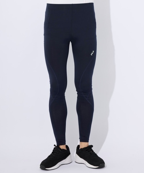 FILA(フィラ)の「ソフトコンプレッション レギンス(レギンス/スパッツ・メンズ・ブラック/ネイビー/マルチ/ブラック×グレー/レッド・SMALL/MEDIUM/LARGE/X-LARGE)」の3枚目の写真