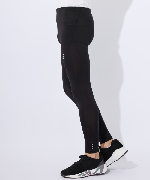 FILA(フィラ)の「ソフトコンプレッション レギンス(レギンス/スパッツ・メンズ・ブラック/ネイビー/マルチ/ブラック×グレー/レッド・SMALL/MEDIUM/LARGE/X-LARGE)」の6枚目の写真