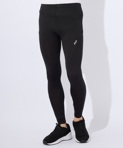 FILA(フィラ)の「ソフトコンプレッション レギンス(レギンス/スパッツ・メンズ・ブラック/ネイビー/マルチ/ブラック×グレー/レッド・SMALL/MEDIUM/LARGE/X-LARGE)」の11枚目の写真