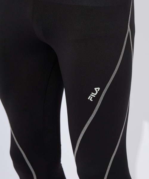 FILA(フィラ)の「ソフトコンプレッション レギンス(レギンス/スパッツ・メンズ・ブラック/ネイビー/マルチ/ブラック×グレー/レッド・SMALL/MEDIUM/LARGE/X-LARGE)」の19枚目の写真