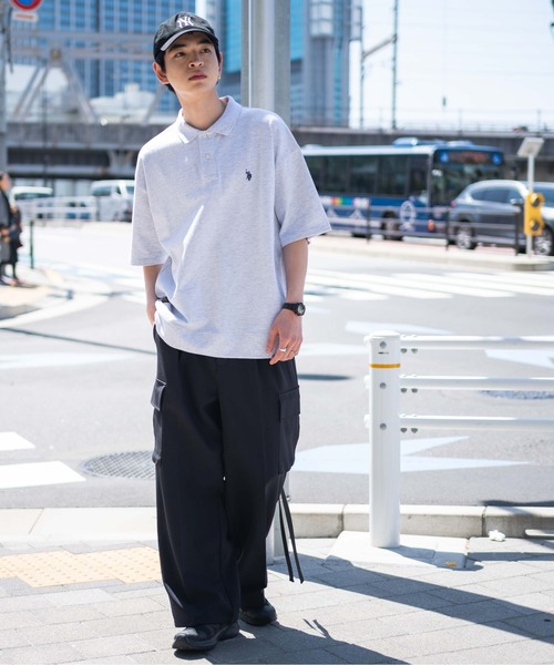 U.S. POLO ASSN.（ユーエスポロアッスン）の「∴WEGO/U.S. POLO ASSN.別注スウェットTシャツ（ポロシャツ・メンズ・グレー系その他/ブラック/ベージュ系その他/アッシュグレー・MEDIUM/LARGE）」の11枚目の写真