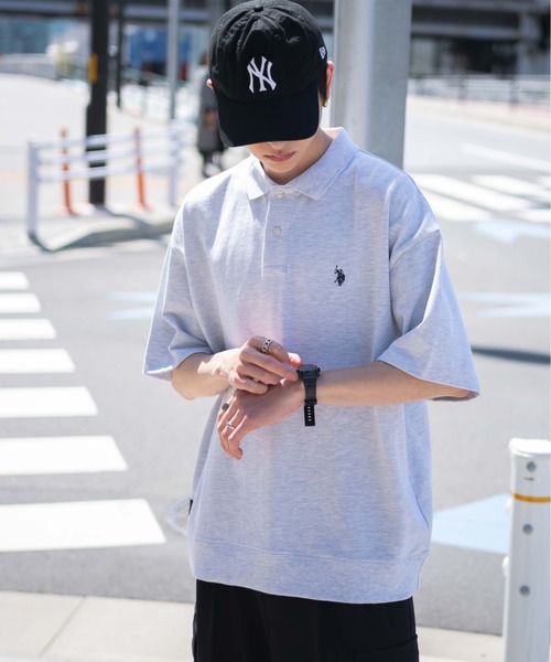 U.S. POLO ASSN.（ユーエスポロアッスン）の「∴WEGO/U.S. POLO ASSN.別注スウェットTシャツ（ポロシャツ・メンズ・グレー系その他/ブラック/ベージュ系その他/アッシュグレー・MEDIUM/LARGE）」の19枚目の写真