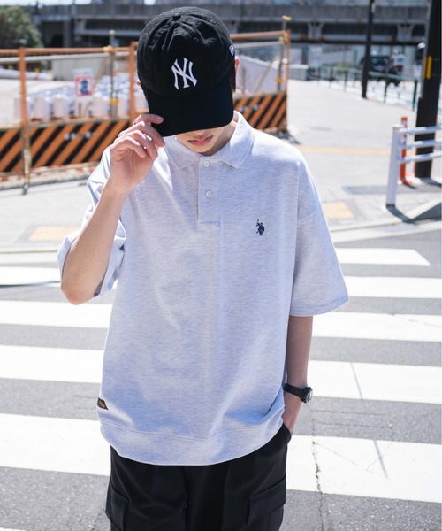 U.S. POLO ASSN.（ユーエスポロアッスン）の「∴WEGO/U.S. POLO ASSN.別注スウェットTシャツ（ポロシャツ・メンズ・グレー系その他/ブラック/ベージュ系その他/アッシュグレー・MEDIUM/LARGE）」の18枚目の写真