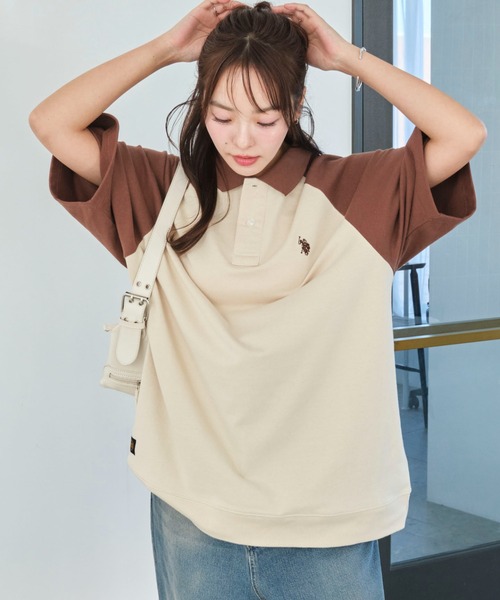 U.S. POLO ASSN.（ユーエスポロアッスン）の「∴WEGO/U.S. POLO ASSN.別注スウェットTシャツ（ポロシャツ・メンズ・グレー系その他/ブラック/ベージュ系その他/アッシュグレー・MEDIUM/LARGE）」の9枚目の写真