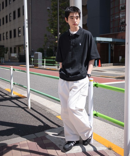 U.S. POLO ASSN.（ユーエスポロアッスン）の「∴WEGO/U.S. POLO ASSN.別注スウェットTシャツ（ポロシャツ・メンズ・グレー系その他/ブラック/ベージュ系その他/アッシュグレー・MEDIUM/LARGE）」の17枚目の写真