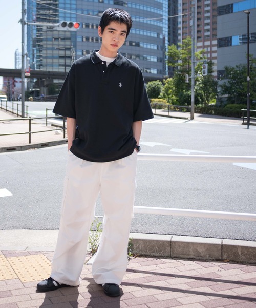 U.S. POLO ASSN.（ユーエスポロアッスン）の「∴WEGO/U.S. POLO ASSN.別注スウェットTシャツ（ポロシャツ・メンズ・グレー系その他/ブラック/ベージュ系その他/アッシュグレー・MEDIUM/LARGE）」の10枚目の写真