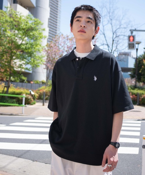 U.S. POLO ASSN.（ユーエスポロアッスン）の「∴WEGO/U.S. POLO ASSN.別注スウェットTシャツ（ポロシャツ・メンズ・グレー系その他/ブラック/ベージュ系その他/アッシュグレー・MEDIUM/LARGE）」の14枚目の写真