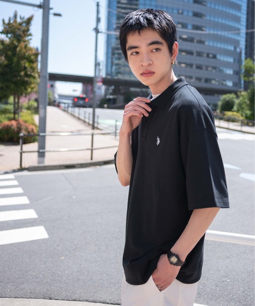 U.S. POLO ASSN.（ユーエスポロアッスン）の「∴WEGO/U.S. POLO ASSN.別注スウェットTシャツ（ポロシャツ・メンズ・グレー系その他/ブラック/ベージュ系その他/アッシュグレー・MEDIUM/LARGE）」の16枚目の写真