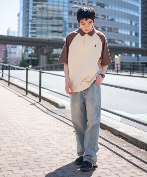 U.S. POLO ASSN.（ユーエスポロアッスン）の「∴WEGO/U.S. POLO ASSN.別注スウェットTシャツ（ポロシャツ・メンズ・グレー系その他/ブラック/ベージュ系その他/アッシュグレー・MEDIUM/LARGE）」の13枚目の写真