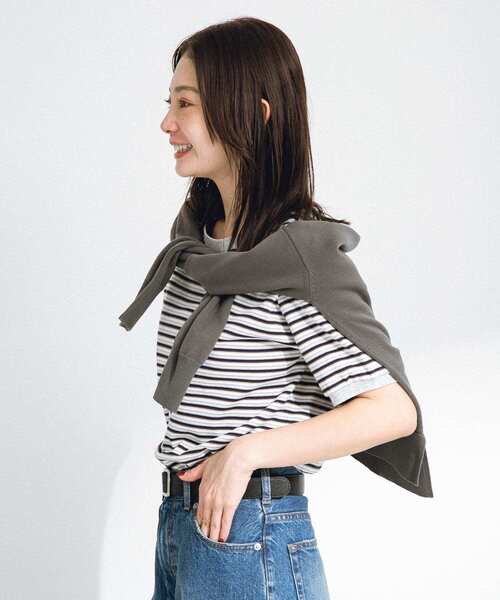 STAR&STRIPE（スターアンドストライプ）の「『別注』STAR&STRIPE×Sonny Label　マルチボーダーTシャツ（Tシャツ/カットソー・レディース・ブルー系その他/ブラック系その他/グリーン系その他・FREE）」の6枚目の写真