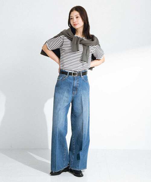 STAR&STRIPE（スターアンドストライプ）の「『別注』STAR&STRIPE×Sonny Label　マルチボーダーTシャツ（Tシャツ/カットソー・レディース・ブルー系その他/ブラック系その他/グリーン系その他・FREE）」の8枚目の写真