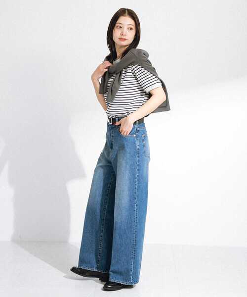 STAR&STRIPE（スターアンドストライプ）の「『別注』STAR&STRIPE×Sonny Label　マルチボーダーTシャツ（Tシャツ/カットソー・レディース・ブルー系その他/ブラック系その他/グリーン系その他・FREE）」の9枚目の写真