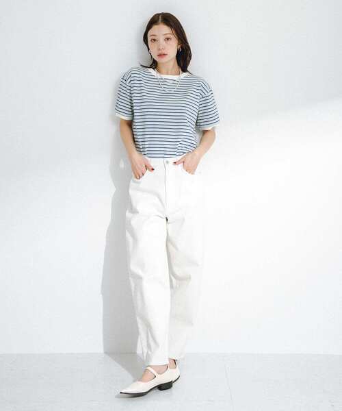 STAR&STRIPE（スターアンドストライプ）の「『別注』STAR&STRIPE×Sonny Label　マルチボーダーTシャツ（Tシャツ/カットソー・レディース・ブルー系その他/ブラック系その他/グリーン系その他・FREE）」の17枚目の写真