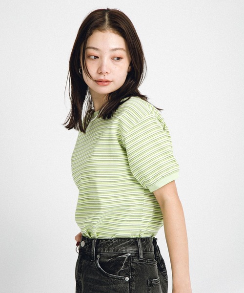 STAR&STRIPE（スターアンドストライプ）の「『別注』STAR&STRIPE×Sonny Label　マルチボーダーTシャツ（Tシャツ/カットソー・レディース・ブルー系その他/ブラック系その他/グリーン系その他・FREE）」の20枚目の写真