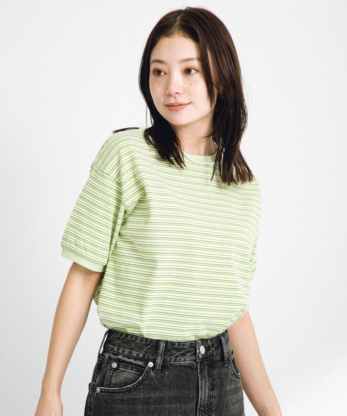 STAR&STRIPE（スターアンドストライプ）の「『別注』STAR&STRIPE×Sonny Label　マルチボーダーTシャツ（Tシャツ/カットソー・レディース・ブルー系その他/ブラック系その他/グリーン系その他・FREE）」の21枚目の写真