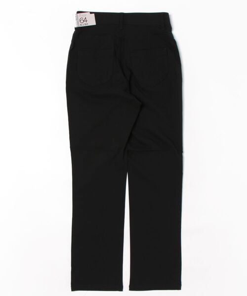 m.f.editorial（エムエフエディトリアル）の「【ストレッチ ウォッシャブル】m.f.エディトリアル レディース 美シャイン ストレッチ ストレートパンツ（チノパンツ・レディース・ネイビー/アイボリー/ベージュ/ブラック・S/MEDIUM/LARGE）」の5枚目の写真