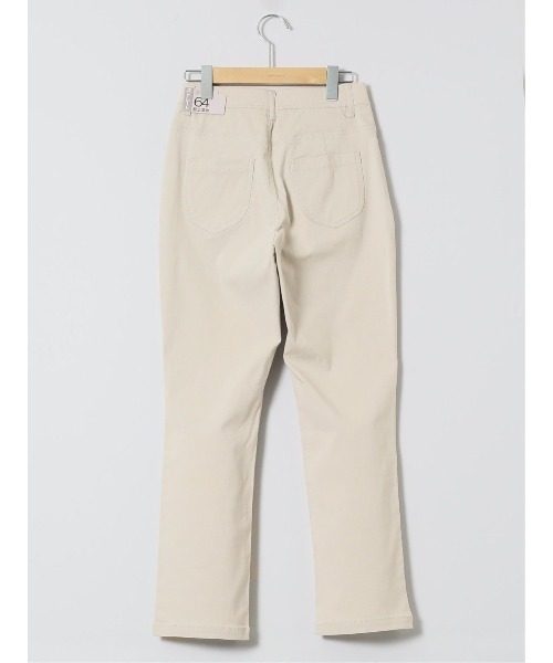 m.f.editorial（エムエフエディトリアル）の「【ストレッチ ウォッシャブル】m.f.エディトリアル レディース 美シャイン ストレッチ ストレートパンツ（チノパンツ・レディース・ネイビー/アイボリー/ベージュ/ブラック・S/MEDIUM/LARGE）」の16枚目の写真