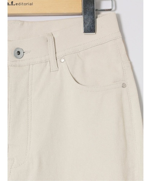 m.f.editorial（エムエフエディトリアル）の「【ストレッチ ウォッシャブル】m.f.エディトリアル レディース 美シャイン ストレッチ ストレートパンツ（チノパンツ・レディース・ネイビー/アイボリー/ベージュ/ブラック・S/MEDIUM/LARGE）」の17枚目の写真