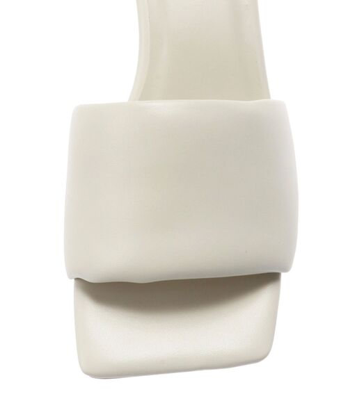 LAGUNAMOON（ラグナムーン）の「パフィスクエアサンダル（サンダル・レディース・ブラック/アイボリー・SMALL/MEDIUM）」の11枚目の写真