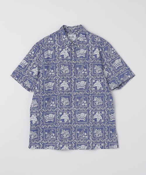 reyn spooner×SLY コラボ 長袖シャツ 総柄 ボリューム袖 SHIPS｜【SHIPS別注】Reyn Spooner: 50th ANNIV ラハイナ