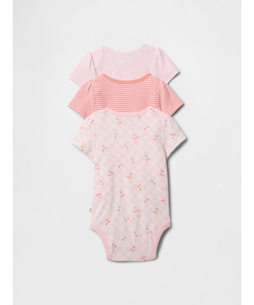 GAP(ギャップ)の「ボディスーツ 3枚セット (ベビー)(ロンパース・キッズ・その他/ブルー/イエロー・50cm/60cm/70cm/80cm/90cm)」の4枚目の写真