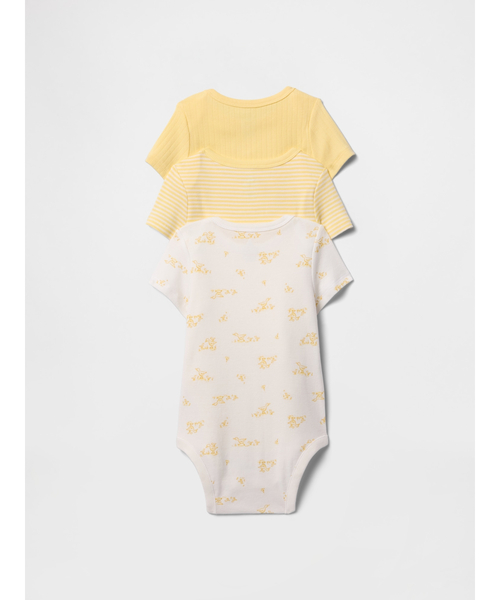 GAP(ギャップ)の「ボディスーツ 3枚セット (ベビー)(ロンパース・キッズ・その他/ブルー/イエロー・50cm/60cm/70cm/80cm/90cm)」の5枚目の写真