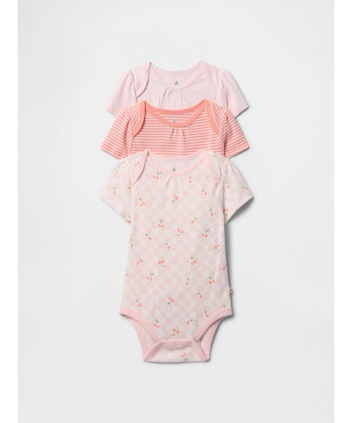 GAP(ギャップ)の「ボディスーツ 3枚セット (ベビー)(ロンパース・キッズ・その他/ブルー/イエロー・50cm/60cm/70cm/80cm/90cm)」の3枚目の写真
