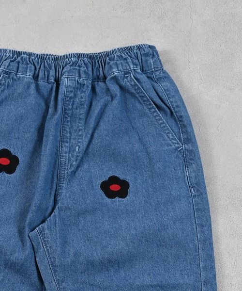 MARKEY'S（マーキーズ）の「おはないっぱいデニムパンツ（デニムパンツ・キッズ・ブラック/ライトブルー・120/110/80/100/90/150/140/130）」の14枚目の写真