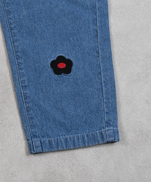 MARKEY'S（マーキーズ）の「おはないっぱいデニムパンツ（デニムパンツ・キッズ・ブラック/ライトブルー・120/110/80/100/90/150/140/130）」の16枚目の写真