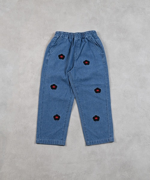 MARKEY'S（マーキーズ）の「おはないっぱいデニムパンツ（デニムパンツ・キッズ・ブラック/ライトブルー・120/110/80/100/90/150/140/130）」の12枚目の写真