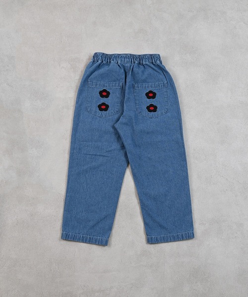 MARKEY'S（マーキーズ）の「おはないっぱいデニムパンツ（デニムパンツ・キッズ・ブラック/ライトブルー・120/110/80/100/90/150/140/130）」の13枚目の写真