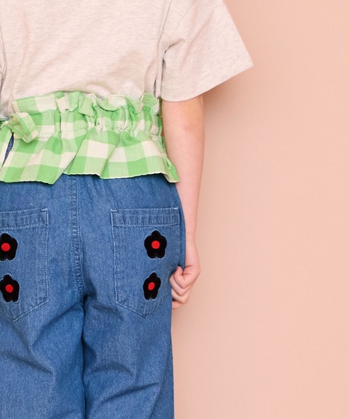 新品未使用　MARKEY'S   ボトム　デニムパンツ　親子お揃い　マーキーズ 楽天市場】【SALE／20%OFF】【親子お揃い】おはないっぱいデニム