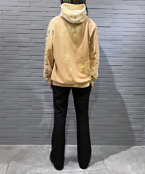 DIET BUTCHER(ダイエットブッチャー)の「DIET BUTCHER/ダイエットブッチャー PEABOY01 NEW WORK Hoody フーディー(パーカー・メンズ・ベージュ・2/3/4)」の4枚目の写真