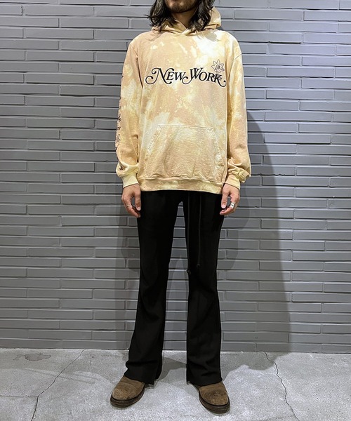 DIET BUTCHER(ダイエットブッチャー)の「DIET BUTCHER/ダイエットブッチャー PEABOY01 NEW WORK Hoody フーディー(パーカー・メンズ・ベージュ・2/3/4)」の5枚目の写真