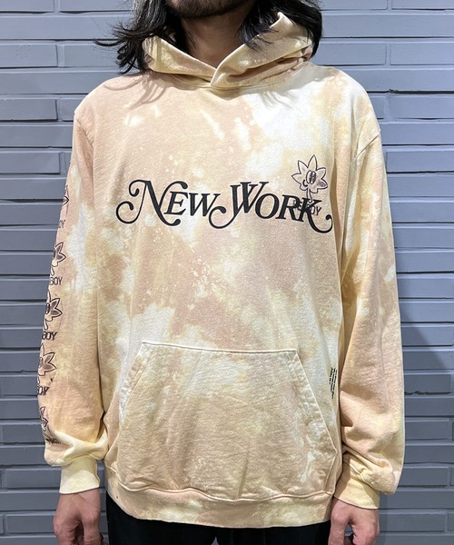 DIET BUTCHER(ダイエットブッチャー)の「DIET BUTCHER/ダイエットブッチャー PEABOY01 NEW WORK Hoody フーディー(パーカー・メンズ・ベージュ・2/3/4)」の8枚目の写真