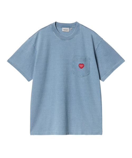 【関税込み】Carhartt Work In Progress ブルー ポケットTシャツ Carhartt カーハート Tシャツ メンズ 正規品 CARHARTT WIP WORK