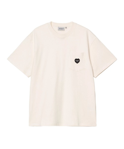 Carhartt WIP(カーハートダブリューアイピー)の「【Carhartt WIP】S/S INGO POCKET T-SHIRT アイエヌジーオーポケットティーシャツ(Tシャツ/カットソー・メンズ・ベージュ/ライトブルー・MEDIUM/LARGE/X-LARGE)」の8枚目の写真