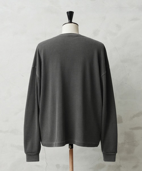 WAIPER.inc(ワイパーインク)の「SCREEN STARS×WAIPER 2521-418WP L/S クルーネック サーマル Tシャツ PIGMENT(Tシャツ/カットソー・メンズ・オリーブ系/ブラック系その他/グレー系その他/ネイビー系/ブラウン系その他・XL/L/M/S)」の7枚目の写真