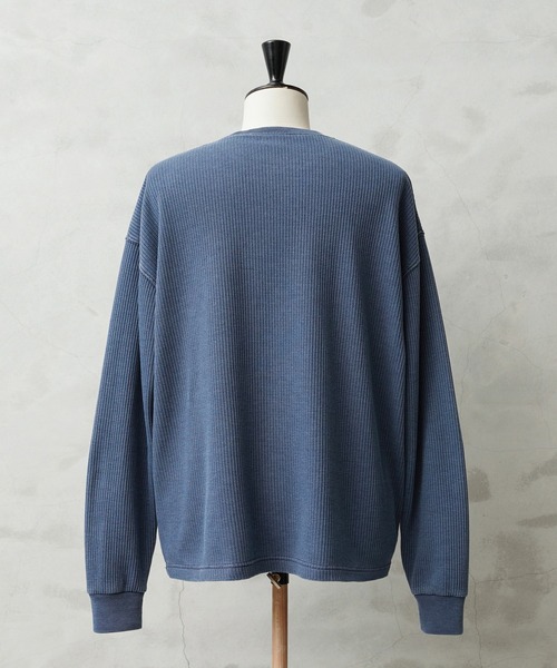 WAIPER.inc(ワイパーインク)の「SCREEN STARS×WAIPER 2521-418WP L/S クルーネック サーマル Tシャツ PIGMENT(Tシャツ/カットソー・メンズ・オリーブ系/ブラック系その他/グレー系その他/ネイビー系/ブラウン系その他・XL/L/M/S)」の8枚目の写真